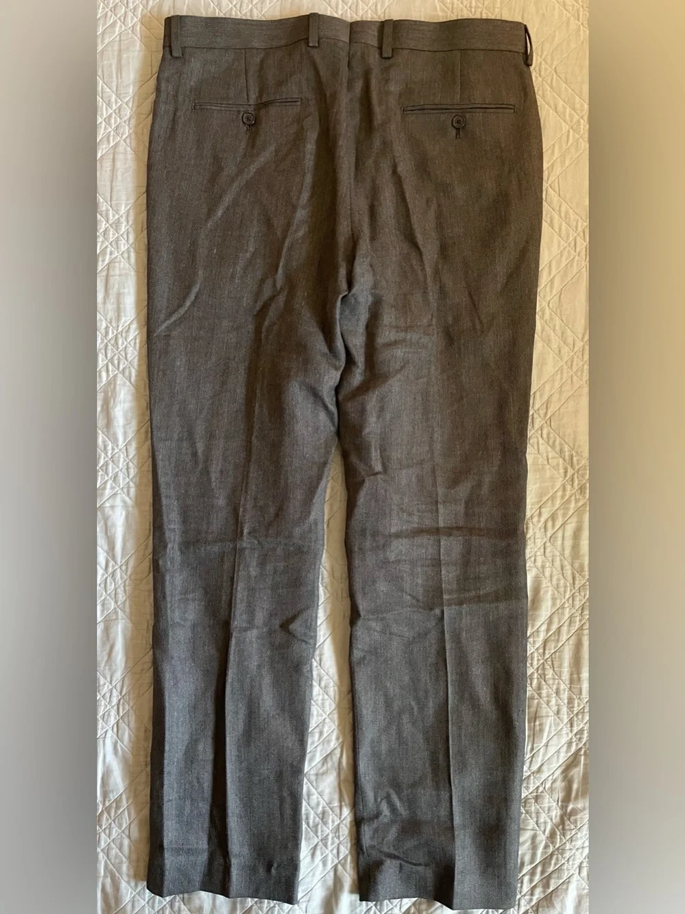 J. CREW Ludlow Slim-fit suit pant in English wool-linen blend Size 33 $218 CR111